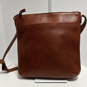 A Legacy in the Making Lifetime Leather Brown Leather Crossbody Bag